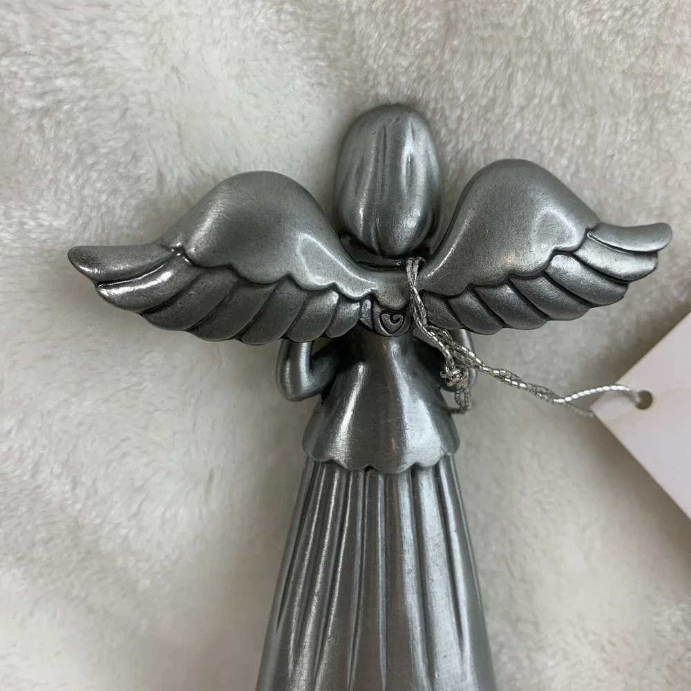 Faithful Angels by GANZ Angel Of Faith Pewter 3.5 in tall Shelf Sitter Ornament - Picture 10 of 12